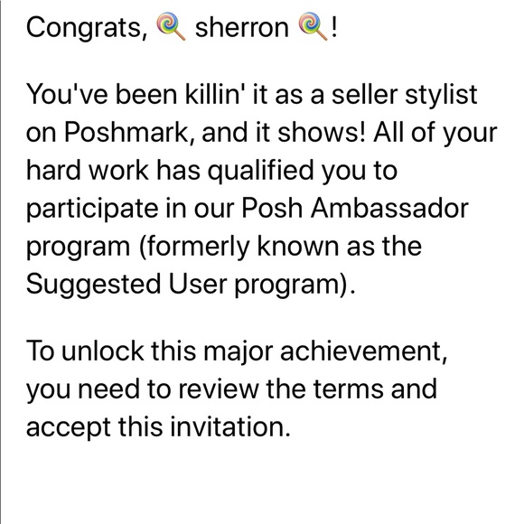 🍭I’m a ⭐️POSH AMBASSADOR ⭐️ - Picture 4 of 6